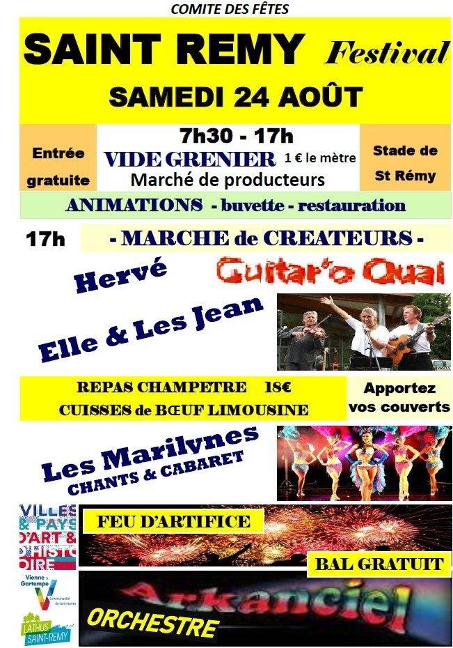 Affiche fete de saint remy